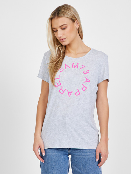 Sam 73 Tricou imprimat pentru femei gri deschis SAM 73 Arias