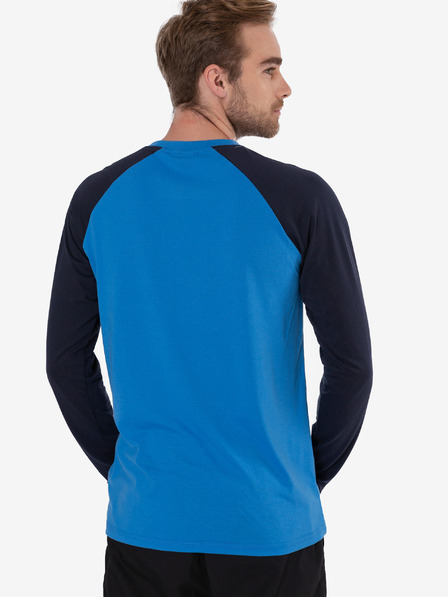 Sam 73 Tricou de bărbați negru și albastru SAM 73