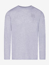 Sam 73 Tricou bărbătesc gri deschis cu dungi Sam 73