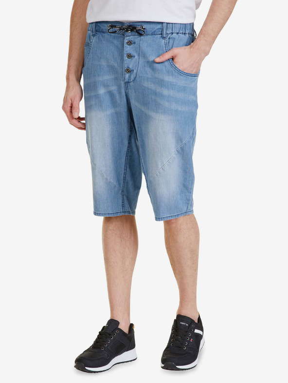 Sam 73 Pantaloni scurți din denim albastru pentru bărbați SAM 73 Kash
