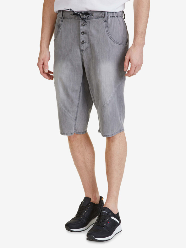 Sam 73 Pantaloni scurți din denim gri pentru bărbați SAM 73 Kash