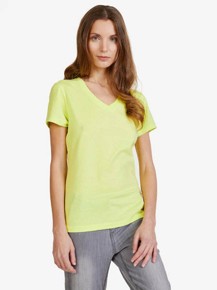 Sam 73 Tricou de damă galben neon SAM 73 Claudia