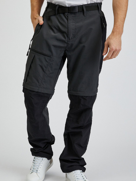 Sam 73 Pantaloni de bărbați negri și gri cu picior detașabil SAM73 Walter