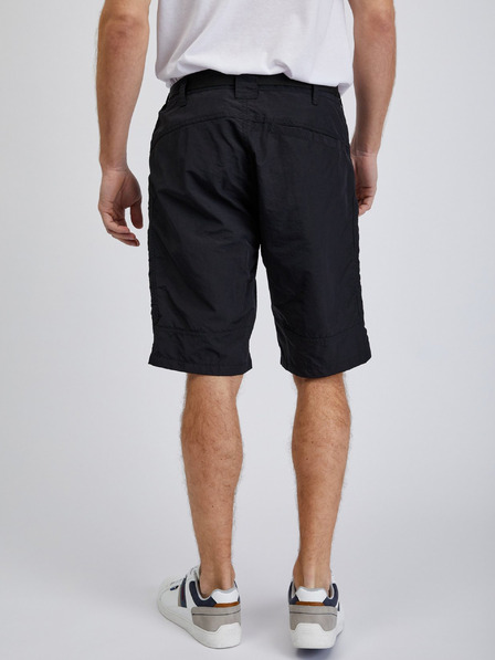 Sam 73 Pantaloni scurți sport negri pentru bărbați SAM73 Andalusit