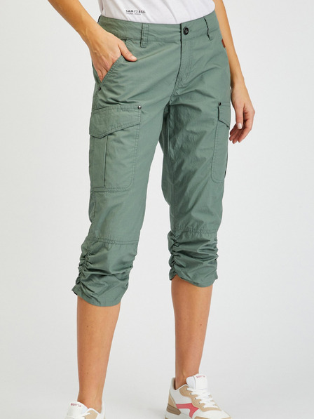 Sam 73 Pantaloni trei sferturi pentru femei verzi SAM73 Fornax