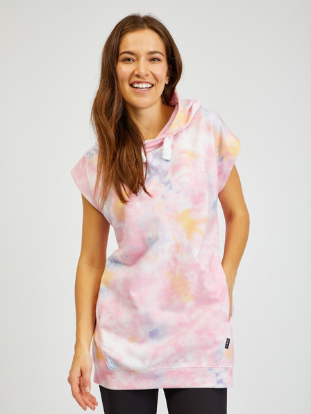 Sam 73 Tricou fără mâneci cu motive roz pentru femei SAM73 Carina