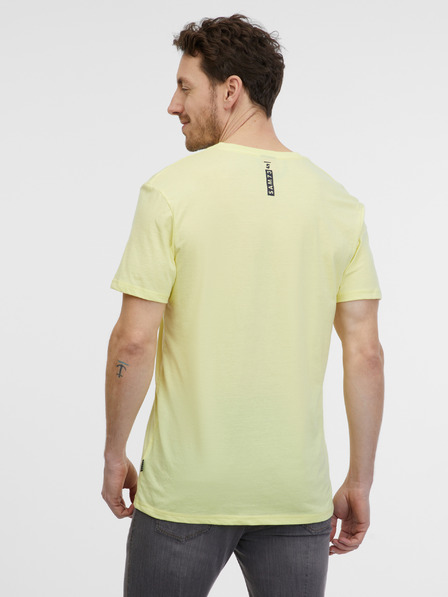 Sam 73 Tricou pentru bărbați galben deschis SAM 73 Fidel