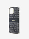 DKNY PC/TPU Repeat Pattern Tonal Stripe Magsafe Back Cover pentru iPhone 12/12 Pro negru DKNY
