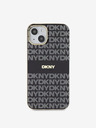 DKNY PC/TPU Repeat Pattern Tonal Stripe Magsafe Back Cover pentru iPhone 13 negru DKNY