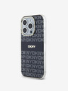 DKNY PC/TPU Repeat Pattern Tonal Stripe Magsafe Back Cover pentru iPhone 13 Pro negru DKNY