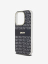 DKNY PC/TPU Repeat Pattern Tonal Stripe Magsafe Back Cover pentru iPhone 13 Pro negru DKNY