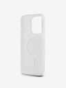 DKNY PC/TPU Repeat Pattern Tonal Stripe Magsafe Back Cover pentru iPhone 14 Pro roz DKNY