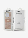 DKNY PC/TPU Repeat Pattern Tonal Stripe Magsafe Back Cover pentru iPhone 14 Pro roz DKNY