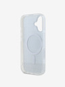 DKNY DKNY PC/TPU Repeat Pattern Tonal Stripe Magsafe Back Cover pentru iPhone 16 negru