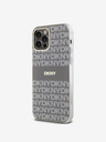 DKNY PC/TPU Repeat Pattern Tonal Stripe Magsafe Back Cover pentru iPhone 12/12 Pro Bej DKNY
