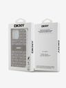 DKNY PC/TPU Repeat Pattern Tonal Stripe Magsafe Back Cover pentru iPhone 12/12 Pro Bej DKNY