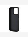 Karl Lagerfeld Karl Lagerfeld PU Saffiano Karl și Choupette Back Cover pentru iPhone 15 Pro negru