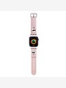 Karl Lagerfeld Karl Lagerfeld Karl și Choupette Head NFT curea pentru Apple Watch 42/44/45/46/49 roz
