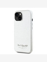 Karl Lagerfeld Husă spate Grained PU Hotel RSG pentru iPhone 15 Grey Karl Lagerfeld