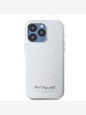 Karl Lagerfeld Husă pentru spate Grained PU Hotel RSG pentru iPhone 15 Pro Grey Karl Lagerfeld