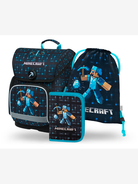 BAAGL  Ergo Minecraft Blue Axe Set de școală