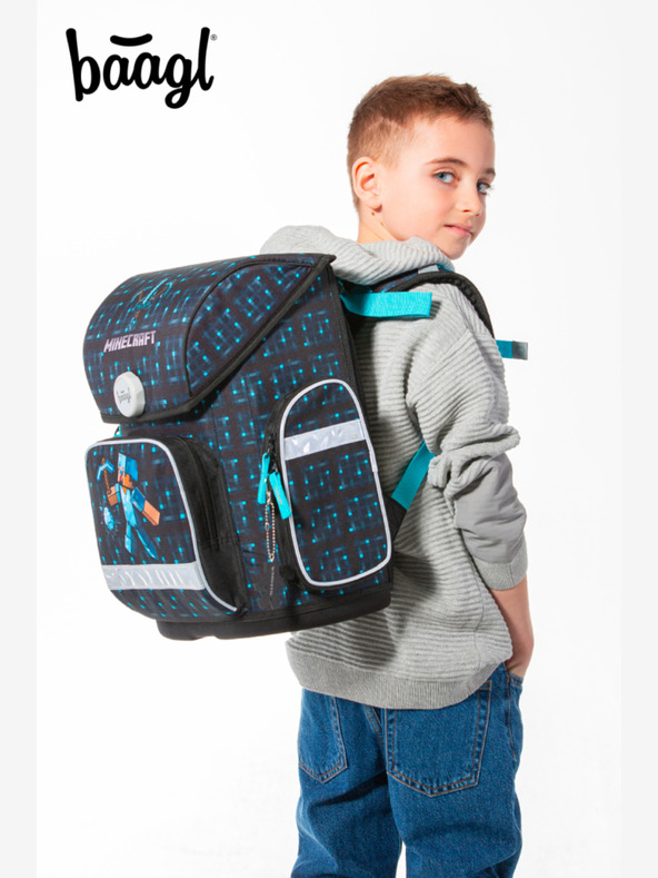 BAAGL  Ergo Minecraft Blue Axe Set de școală