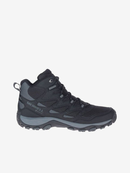 Merrell Adidași de gleznă negri pentru bărbați în aer liber MERRELL West Rim Sport Mid GTX