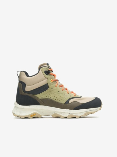 Merrell Bej Adidași de gleznă în aer liber pentru bărbați MERRELL Speed Solo Mid Waterproof