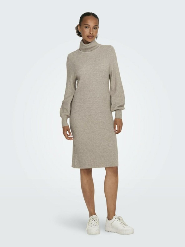 ONLY Rochie pulover ONLY Sasha bej, pentru femei