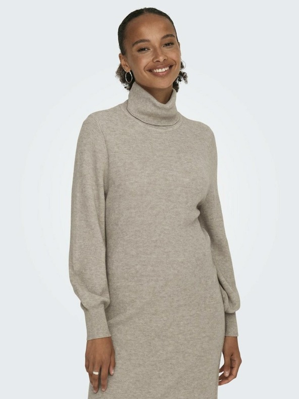 ONLY Rochie pulover ONLY Sasha bej, pentru femei