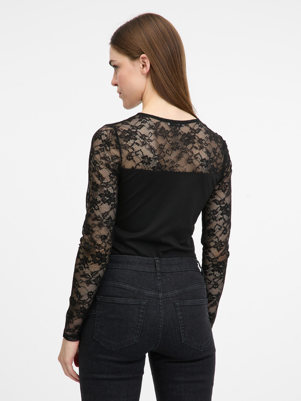 Orsay Body negru cu mânecă lungă pentru femei ORSAY