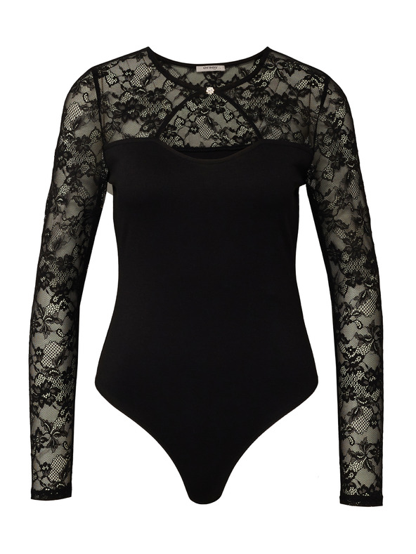 Orsay Body negru cu mânecă lungă pentru femei ORSAY