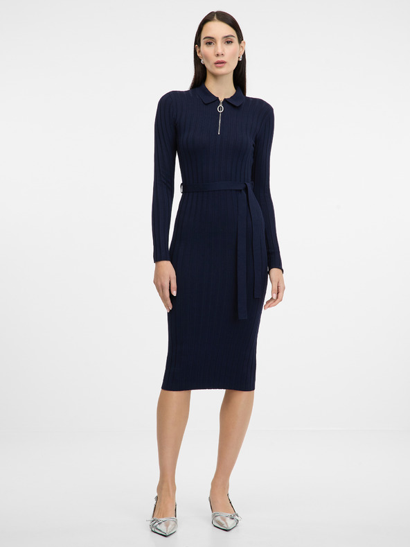 Orsay Rochie midi albastru închis pentru femei ORSAY