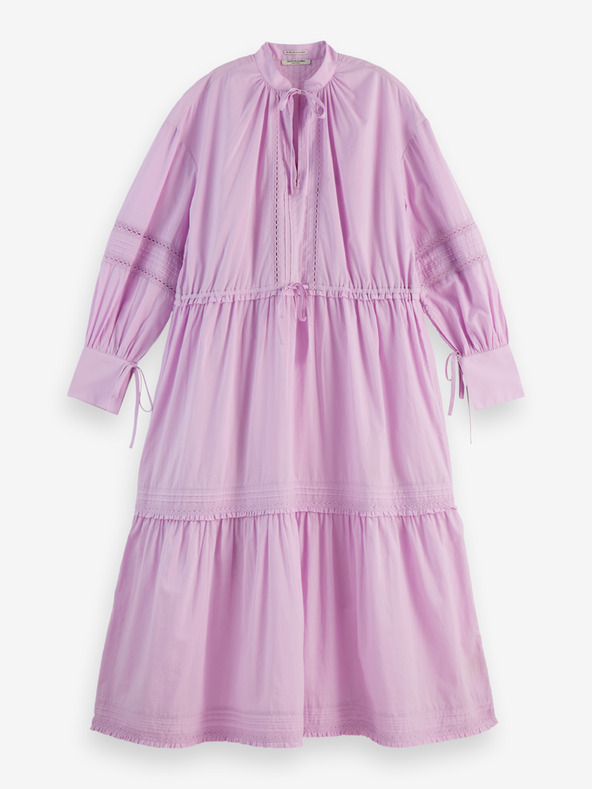 Scotch & Soda Rochie maxi roz pentru femei Scotch & Soda