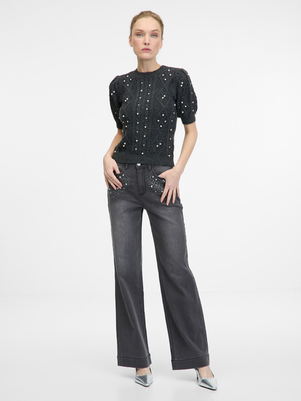 Orsay Pulover de dama gri inchis ORSAY