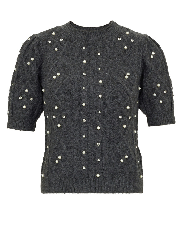 Orsay Pulover de dama gri inchis ORSAY