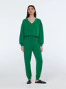 Scotch & Soda Hanorac modal verde pentru femei Scotch & Soda