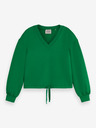 Scotch & Soda Hanorac modal verde pentru femei Scotch & Soda
