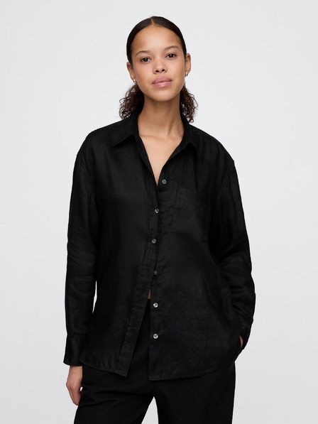 GAP Cămașă oversize din in Big Shirt GAP
