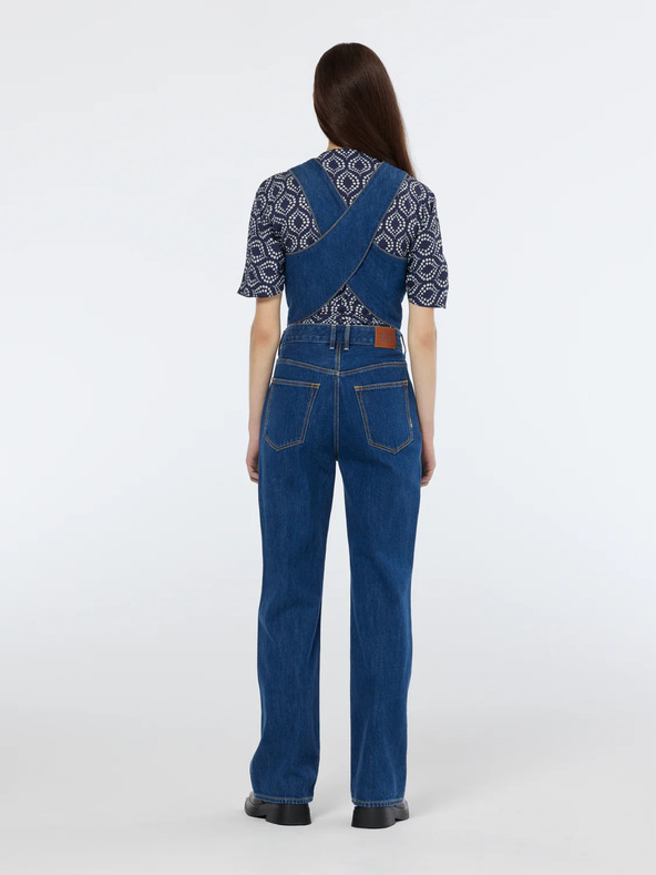 Scotch & Soda Vesta din denim albastru pentru femei Scotch & Soda