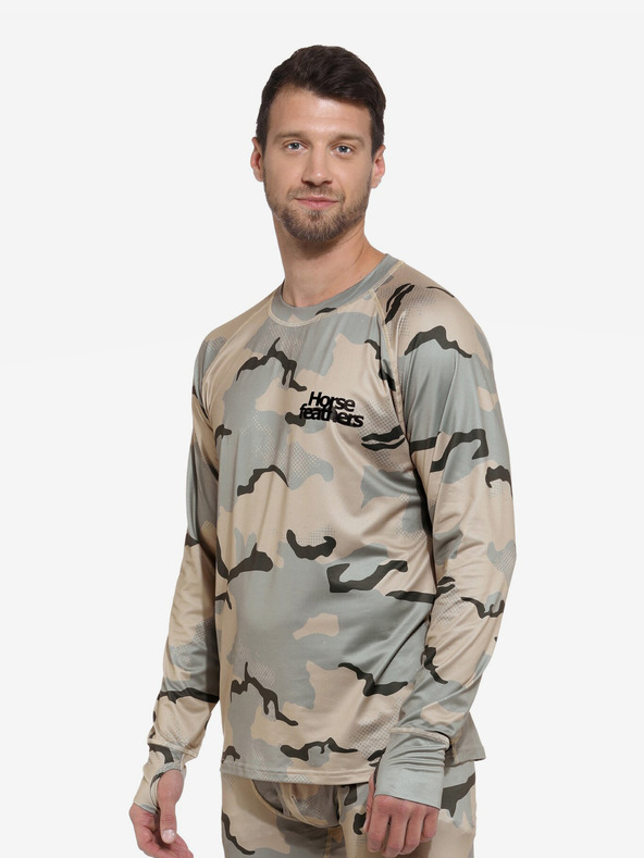 Horsefeathers Cămașă termică Riley - deșert camuflat mărimea L HORSEFEATHERS