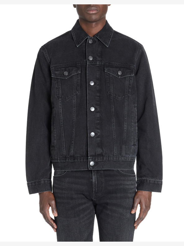 Celio Jachetă din denim neagră pentru bărbați Celio Gudens