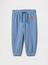 GAP Baby pantaloni de trening cu logo GAP