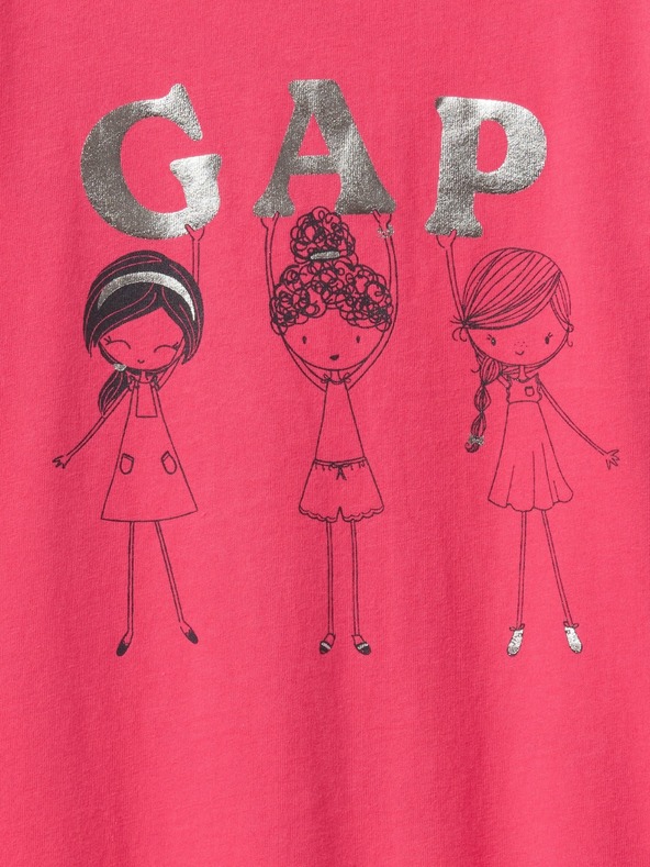 GAP Tricou cu logo pentru copii GAP