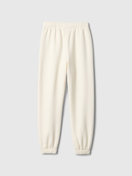 GAP Pantaloni de trening fleece logo army pentru copii GAP