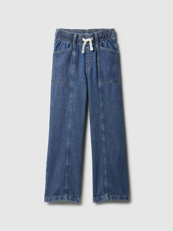 GAP Blugi Pull-On Wide pentru copii GAP
