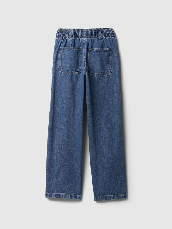 GAP Blugi Pull-On Wide pentru copii GAP