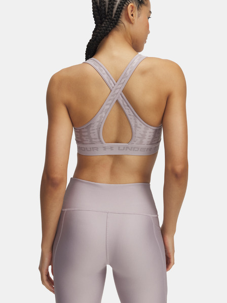 Under Armour Sutien Under Armour Crossback Mid Print pentru femei