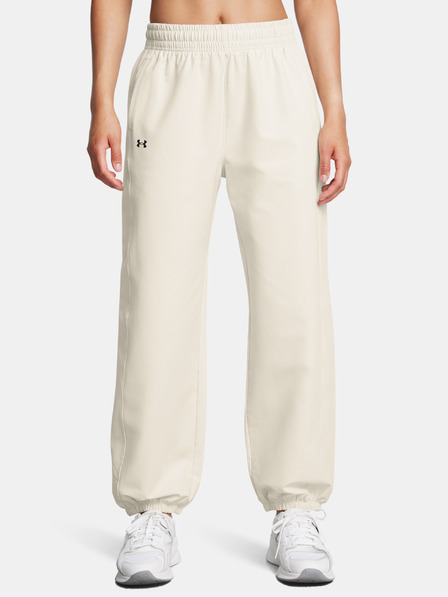 Under Armour Pantaloni pentru femei Under Armour Armoursport Swoven Pant-WHT