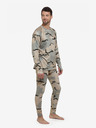 Horsefeathers Pantaloni termici Riley - desert camo mărimea L HORSEFEATHERS